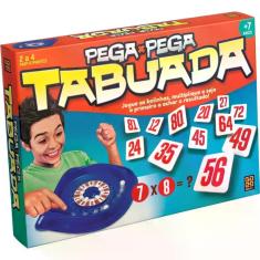 Jogo de Tabuleiro Pega Pega Tabuada - Grow