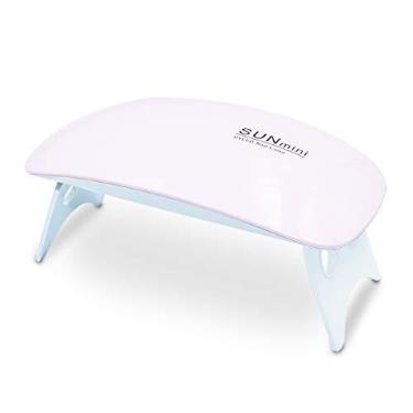 Imagem de Mini Cabine Led/uv Sun Mini Portátil 6w Unhas Gel Branca Bivolt