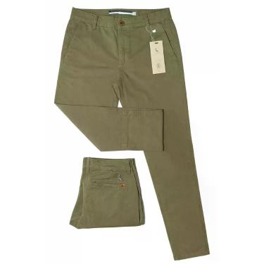 Imagem de Calça Sarja Masculina Esporte Fino Premium - RSV, Caqui, 48
