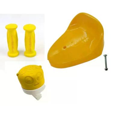 Imagem de Kit Triciclo Infantil Nathor, Amarelo