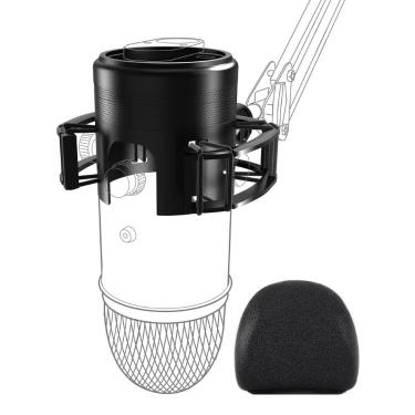 Imagem de Microfone Shock Mount Etour personalizado para microfone Blue Yeti