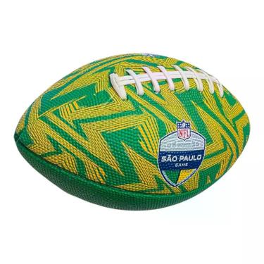 Imagem de Mini Bola Futebol Americano NFL São Paulo Wilson Verde