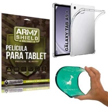 Imagem de Capa Capinha P/Galaxy Tab A9 Plus+ Pelicula 9D - Armyshield