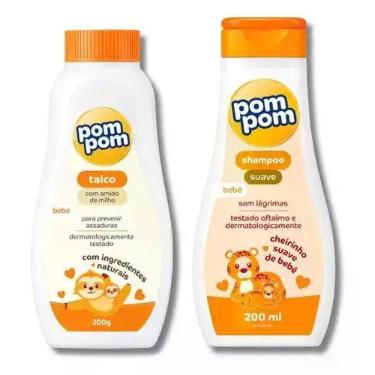 Imagem de Kit Bebê Talco + Shampoo Suave - - PomPom
