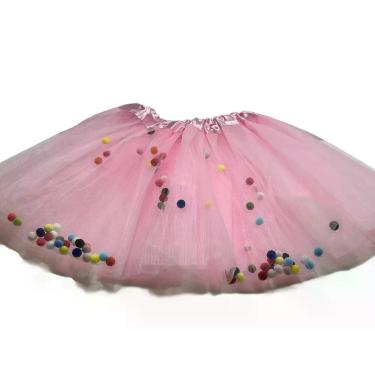 Imagem de Kit C/ 3 Saia Tule infantil tamanho unico 30cm - Dv