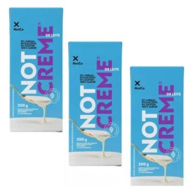 Imagem de Creme de leite notcreme vegetal notco pack 3x200g  cremoso, versátil e