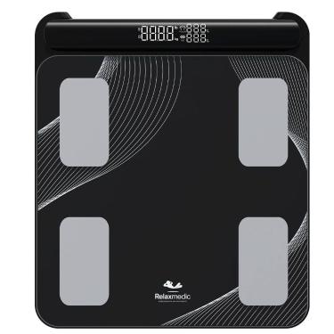 Imagem de Balança Digital de Bioimpedância Biolife Relaxmedic com Bluetooth e An