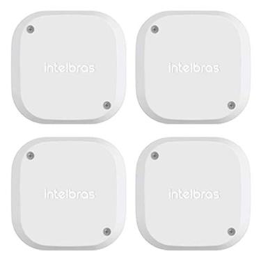 Imagem de Kit 4 Caixas Organizadora de Plugs e Passagem de Cabo Para CFTV VBOX 1100 Intelbras