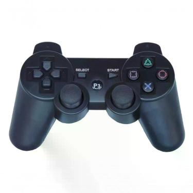 Imagem de Controle Analógico PS3 Sem Fio Preto Duploshock3 Max-ct1
