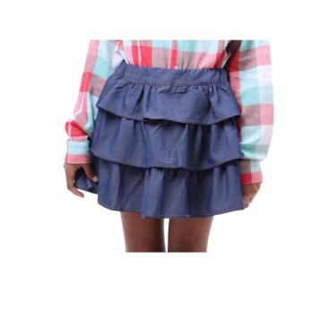 Imagem de Saia Country Babados Jeans Infantil - Cowgirl - QUIMERA KIDS, 8