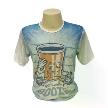 Imagem de Camiseta T-Shirt masculina MC em tecido protecao UV  Booze, xxg