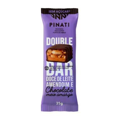 Imagem de Barra Pinati Double Bar Doce de Leite Amendoim e Chocolate Meio Amargo