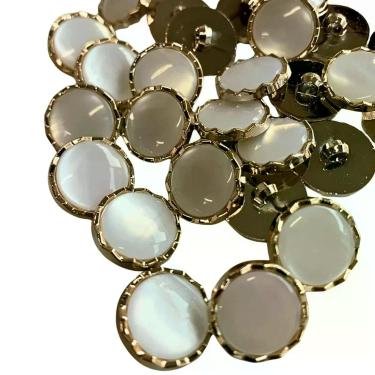Imagem de Botão Pezinho Costura Rose Perolado 34L 21mm - 50 peças - Inova Aviame