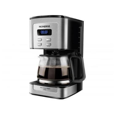 Imagem de Cafeteira Elétrica Inox Jarra Digital Timer 32 Xícaras 110v - Mondial,