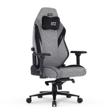 Imagem de Cadeira de Escritório e Gamer DT3 N10, almofada magnética, apoio lombar integrado em 4D, estrutura reforçada em aço, braços 4D+ (Tecido Knit Grey, Regular)