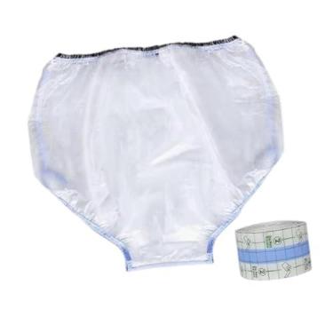 Imagem de Colaxi Roupa íntima impermeável, cuecas protetoras, calças versáteis reutilizáveis ​​para banho com vedação macia para incontinência, roupa íntima para banho, L