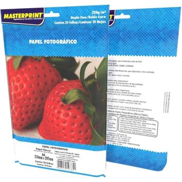Imagem de A4 GLOSSY Dupla Face 220G - Masterprint