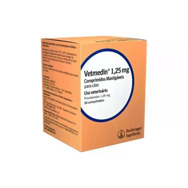 Imagem de Vetmedin 1,25mg 50 comprimidos Pimobendan Cães - Boehringer
