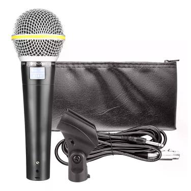 Imagem de Microfone Profissional Dinâmico Kadosh K58a Com Cabo 4,5 Mts