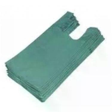 Imagem de Sacola Reciclada 30 X 40 para Transporte de Mercadorias Pacote 5KG Aproximadamente 1400 Unidades Verde Higipack
