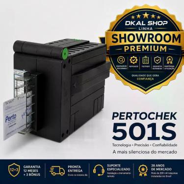 Imagem de Impressora de Cheques Pertochek 501S 128K Serial USB Preta Showroom