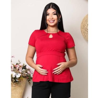 Imagem de Blusa Gestante para Gravidas Trabalho confortavel - Sob Medida Moda Ge