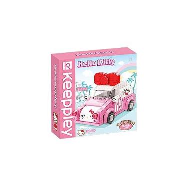 Imagem de Keepplay Bloco de Montar Mini Carro - Hello Kitty e Amigos