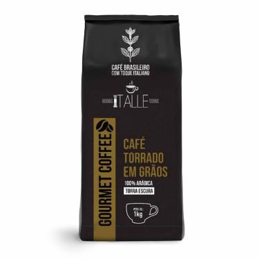 Imagem de Café Torrado Arábica Em Grãos Cafe Italle 1kg Gourmet - Café Italle