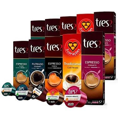 Imagem de 100 Cápsulas Três Corações, Café