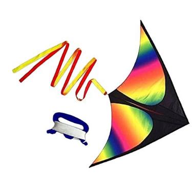 Imagem de simhoa Pipa Delta Colorida Pipa com Cauda com Cordão para