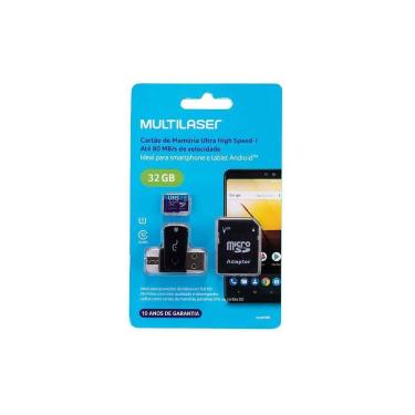 Imagem de 4x1 Adapt Usb Dual Dv+sd+cart U1 C10 32gb - Mc151 - Multilaser, NAO IN