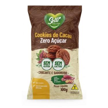 Imagem de COOKIES SELLÍ DE CACAU ZERO AÇUCAR 100g