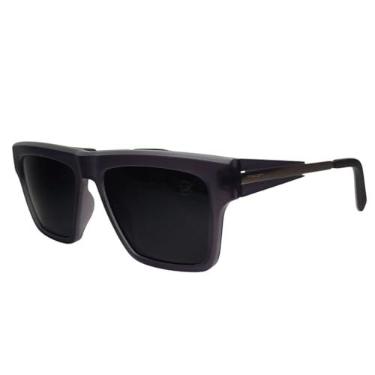 Imagem de Óculos de Sol Masculino Silver Polarizado UV400 Cinza Escuro (Cinza)