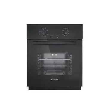 Imagem de Forno de Embutir a Gás Venax GIII Gás GLP Totale Nero 50L Grill 700W Preto 110V