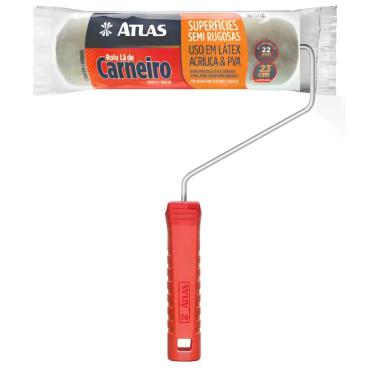 Imagem de Rolo de Pintura Lã Carneiro 23cm Atlas 328/22