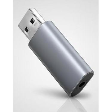 Imagem de Adaptador Áudio USB para P2 TRRS - Congratulations Store