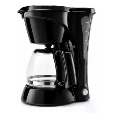 Imagem de Cafeteira Elétrica Preta 18 Xícaras 650W com Filtro Permanente Removív