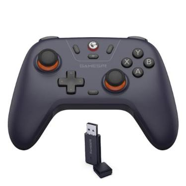 Imagem de GameSir Nova Lite Controle Bluetooth e Sem Fio 2.4G para PC Windows, Celular Android iPhone, Nintendo Switch e Steam Deck, Gamepad com Hall Effect Anti-Drift, Turbo, Vibração, Dongle USB(roxo escuro)