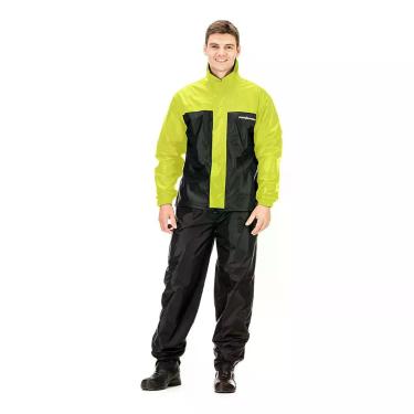 Imagem de Conjunto Capa de Chuva Pantaneiro Nylon Luxo com Gola e Forro 1300, Pr