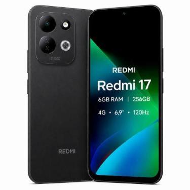 Imagem de Celular Xiaomi Redmi 17 4G 256GB Global Preto Barato Hoje, 256GB, Pret