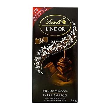Imagem de Chocolate Lindt Lindor, Extra Amargo, Barra de 100g