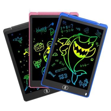 Imagem de Lousa Mágica LCD Mesa de Escrita Smart Drawing Board para Crianças 12 