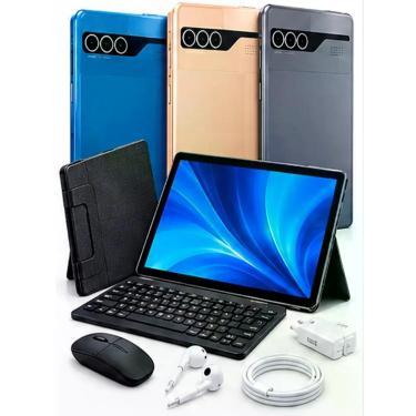 Imagem de Tablet Atouch S-T2 10.1 6GB RAM 123+128GB Android 12 5G + Kit Completo