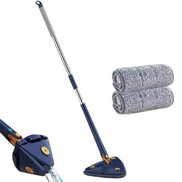 Imagem de limpeza ajustável giratório | limpeza giratório ajustável 360 | Mop triangular giratório, poeira para piso, teto, paree janela do