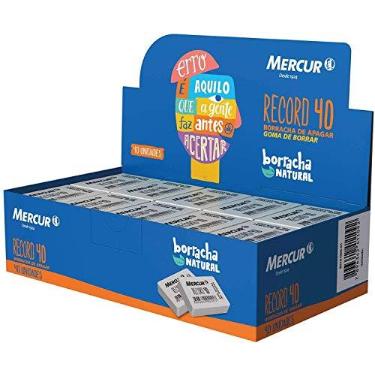 Imagem de Borracha Branca, Mercur, Record 40, B0101005-01, Caixa com 40 Unidades
