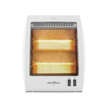 Imagem de Aquecedor Halógeno Britânia AB800B 800W 2 Níveis Proteção Branco