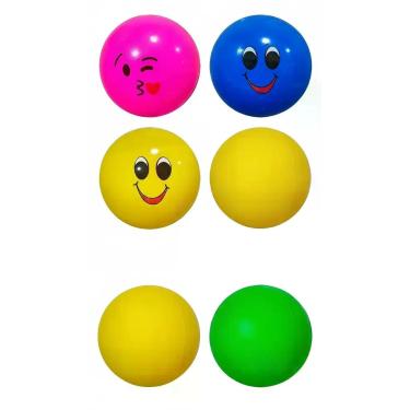 Imagem de 20 Bola De Vinil Inflável Grande Praia Piscina Smile Carinha - Smile C
