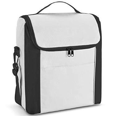 Imagem de Bolsa Térmica 12 Litros Spazio TopGet Branco e Preto