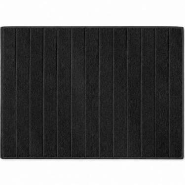 Imagem de Toalha de Piso Premium Algodão 50x70cm 1 Peça Preto Tessi 600g-m2 Antiderrapante