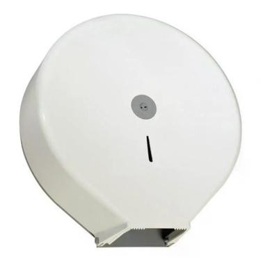 Imagem de Suporte para Papel Higiênico Rolo 600 a 800 MTS em Plástico ABS com Fechadura e Visor Frontal Higipack